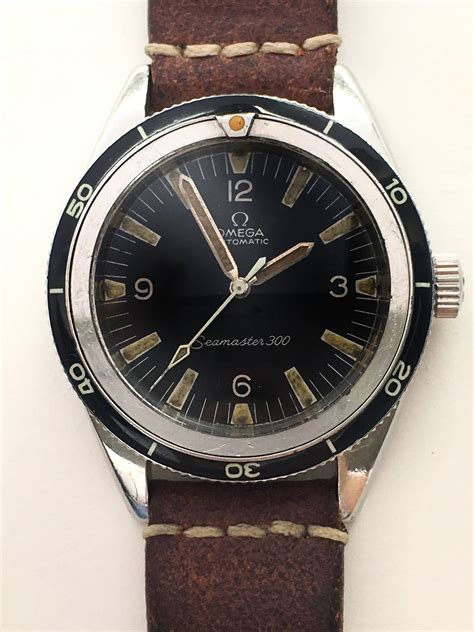 omega seamaster 300 vintage homage|omega seamaster 300 bezel.